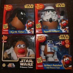 Set of 4 Star Wars Themed Mr. Potato Heads